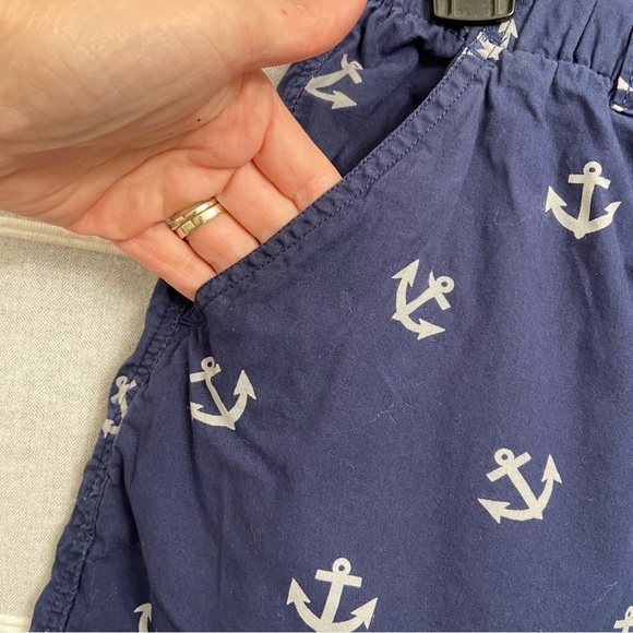 WASHED, STONE & BEATEN / “Snappers” Anchor Print Shorts Size L - Picture 9 of 12